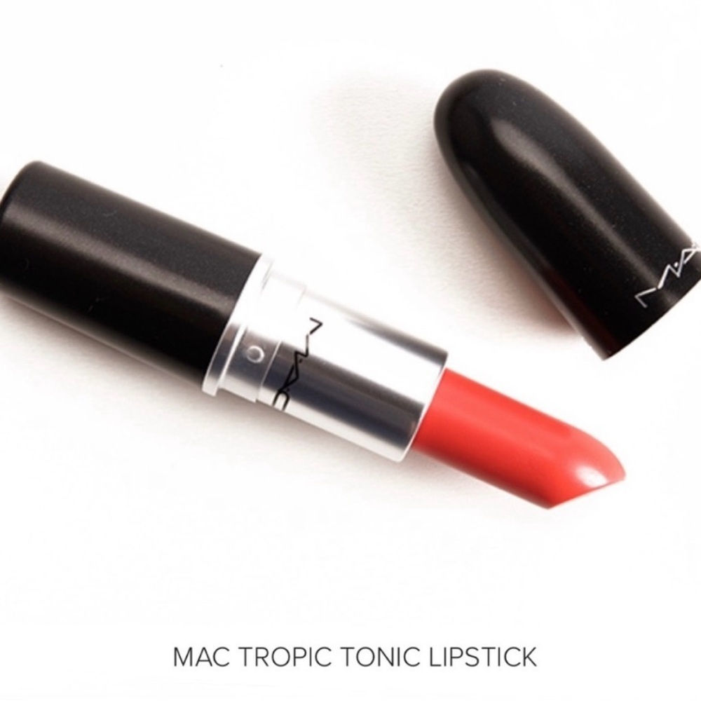 NWT MAC Cremesheen Lipstick Tropic Tonic New in Box Bright Coral DISCONTINUED